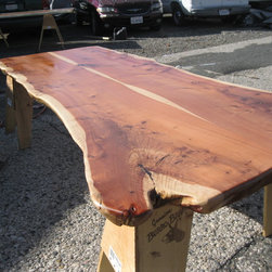 Rustic Hardwood Live Edge Table Top - Products