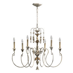 Salento 32" 6-Light Chandelier, Persian White