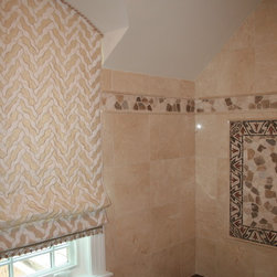 Roman Shade Variations:  Arched Flat Roman Shade - Roman Shades