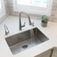28"L x 18"W Stainless Steel Single Basin Undermount Kitchen Sink with Grid and S