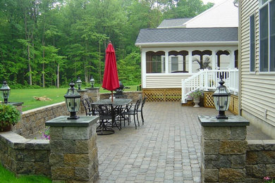 Patio - traditional patio idea in Boston