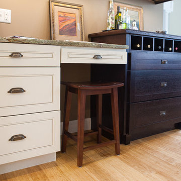 Kraftmaid Kitchen - Mixed Color Countertop