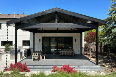Inspiration for a transitional patio remodel in Other