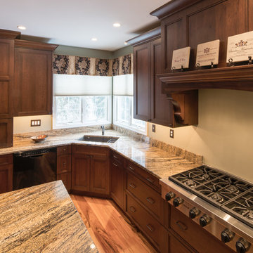 Malvern, PA Dark Cherry Kitchen Remodel
