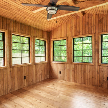 Rustic Comfort: Custom 3-Season Room