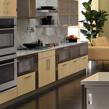 GE Monogram Stainless European Kitchen