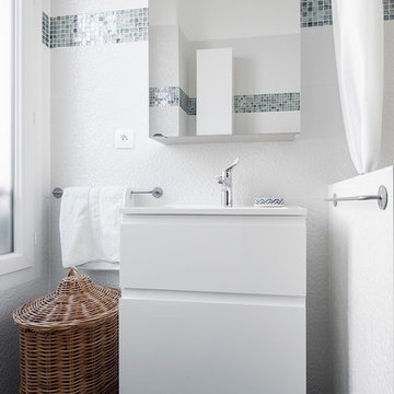 Salle de bain après