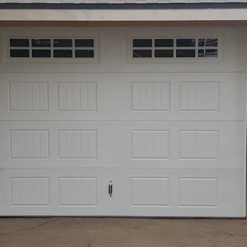 One Piece Steel Garage Door Installation