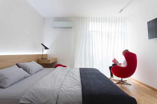 Современный Спальня by Lugerin Architects