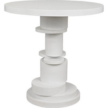 Hugo Side Table, Solid White