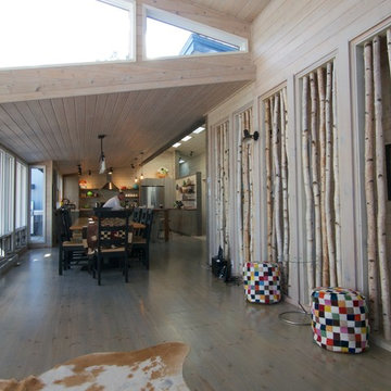 Dining and kitchen view