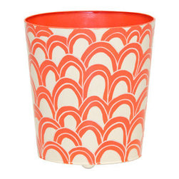 Worlds Away - Worlds Away Aston Oval Wastebasket - Wastebaskets
