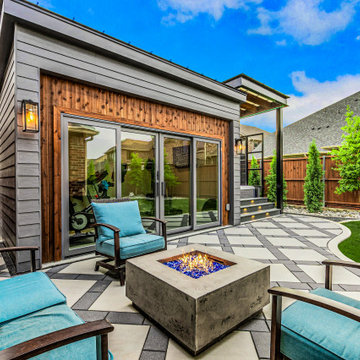 Birdie Dr | Paved Patio Design | Landscape Architect