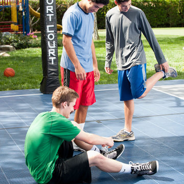 Backyard Basketball Court