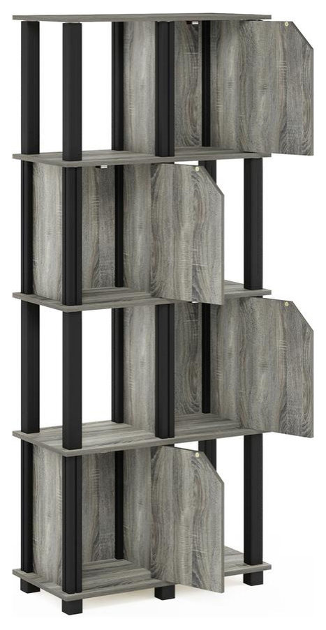 Furinno Claude - Mesa de centro estilo mediados de siglo con patas d