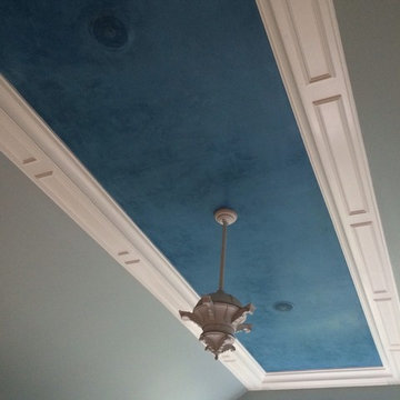 Venetian plaster ceiling