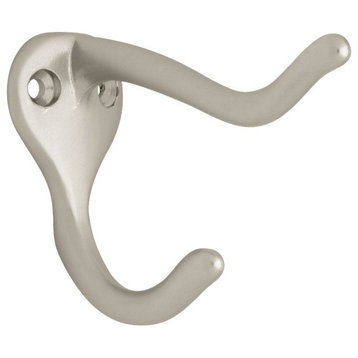 Liberty Hardware B59303G-C Traditional Coat and Hat Hook - Matte Nickel