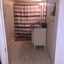 Current basment bathroom