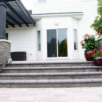 Raised Paver Patio