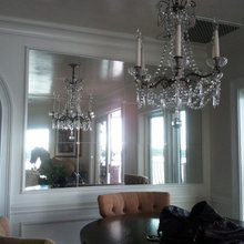 living room panel mirror walls