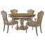 A.R.T. Provenance 5-pc Round Dining Set, White, Brown