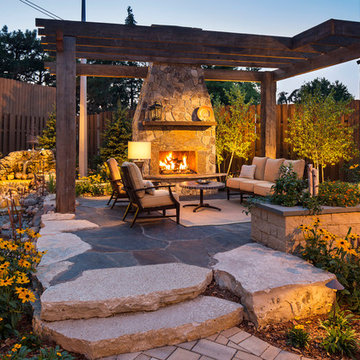 KARE 11 Backyard Outdoor Fireplace