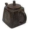 Chinese Handmade Yixing Zisha Clay Teapot With Artistic Accent