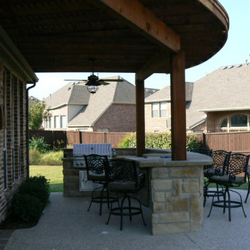 Outdoor Living Space w/ Cedar Arbor