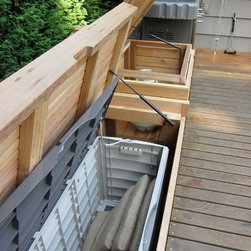 Built - in bench with storage - Patio Furniture And Outdoor Furniture