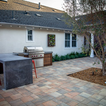 Functionable Concrete  Countertop - Coastal Contemporary Design In Encinitas