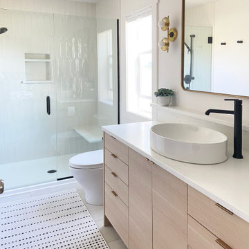 Single Mom Bathroom Spa Renovation
