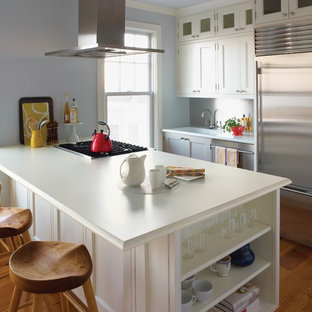 White Laminate Countertop Houzz