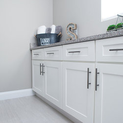 Colorado White Shaker Kitchen Cabinets - 10 Foot Run - Kitchen Cabinetry