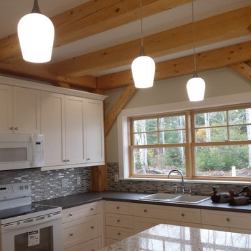 Beautiful Spruce Timber Frame Cottage with a Cedar Entry Way