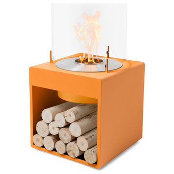 EcoSmart Pop 8L Fireplace Smokeless, Orange, Ethanol Burner