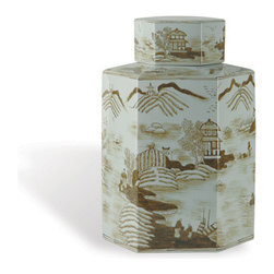 Canton Brown Jar Large - Home Decor
