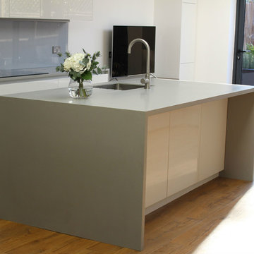 North Kingston Modern White Kitchen