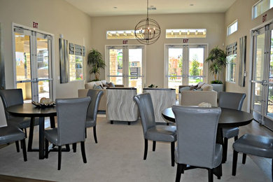 Dining room - contemporary dining room idea in Los Angeles