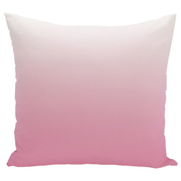 Ombre Decorative Pillow, Fushia, 20"x20"