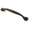 Refined Rustic Pull, 128mm Center to Center, Rustic Iron