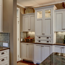 white cabinets