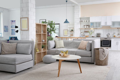 Living room - traditional living room idea in Chicago