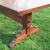 Beautiful Trestle Table, Brown