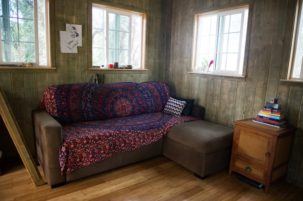 Tropical Living Room by Ashley Camper Photography