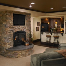 Basement Fireplace