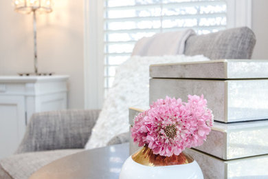 Inspiration for a transitional home design remodel in Chicago