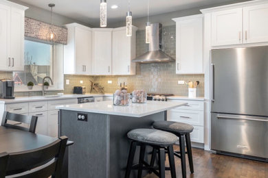 Kitchen - transitional kitchen idea in Chicago