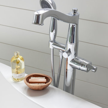 Bathroom Goals:  Shiplap/Storage/Shower