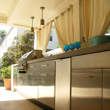 St. Charles Avenue Residence - outdoor kitchen