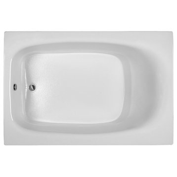 Drop, Whirlpool Bath, White, 47.25x20